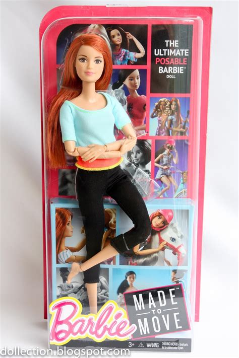 Review 65 Barbie Made To Move Redhead Light Blue Top Margaret Ann