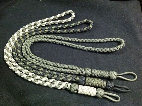 An intricately woven paracord lanyard to hold your keys or pocketknife. 20+ DIY Paracord Neck Lanyard Patterns & Tutorials