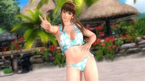 Dead Or Alive 5 Last Round Zack Island Swimwear Hitomi 2017 Promotional Art Mobygames