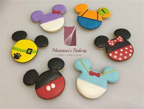 Mickey Mouse Club House Cookies 1 Dozen By Marianasbakery On Etsy