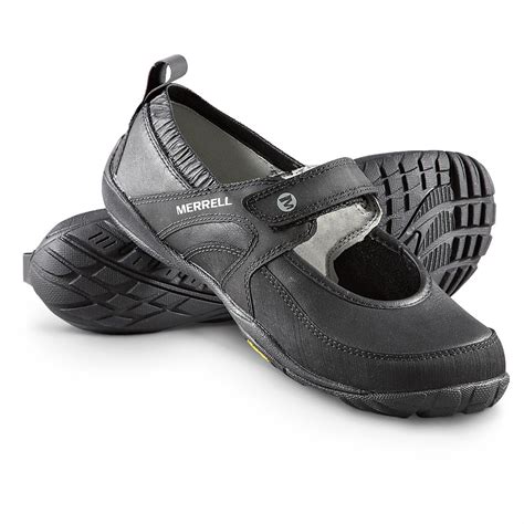 Womens Merrell® Barefoot Pure Glove Mary Jane Shoes Black 220270