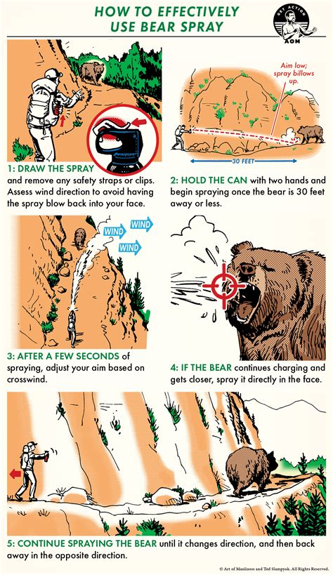 how to effectively use bear spray the art of manliness