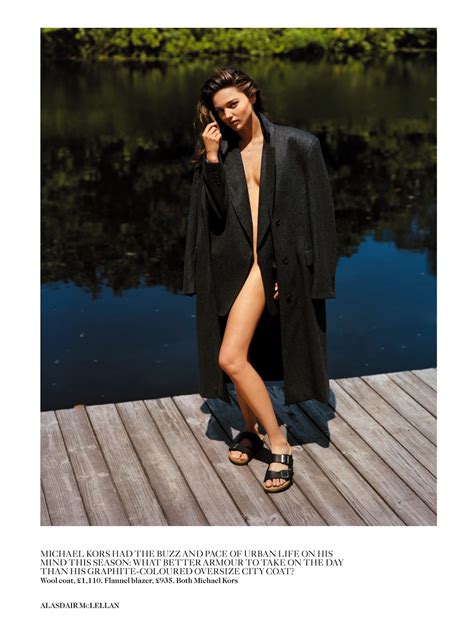 Miranda Kerr Looks Sultry In Nature For Vogue Uk September The Front Row View