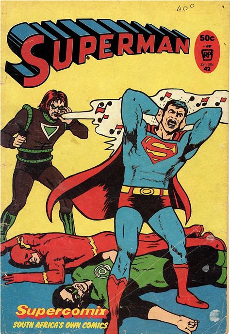 South African Comic Books Supercomix Superman
