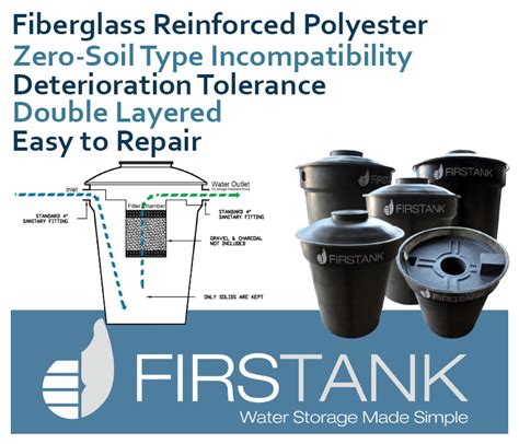 Firstank Frp Fiberglass Reinforced Polyester Septic Tanks Firstank