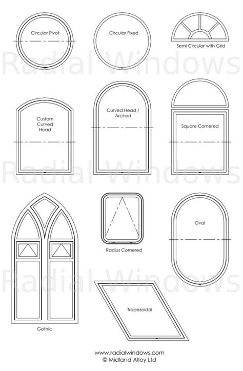 Fixed Or Opening Round Windows Arched And Semi Circular Windows