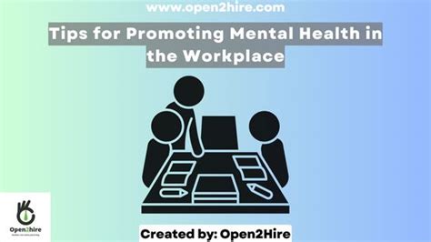 Tips For Promoting Mental Health In The Workplace
