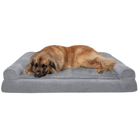 Furhaven Pet Dog Bed Orthopedic Ultra Plush Sofa Style Couch Pet Bed
