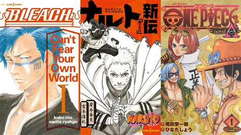 Viz Media Announced Licensing New Bleach Naruto And One Piece Novel