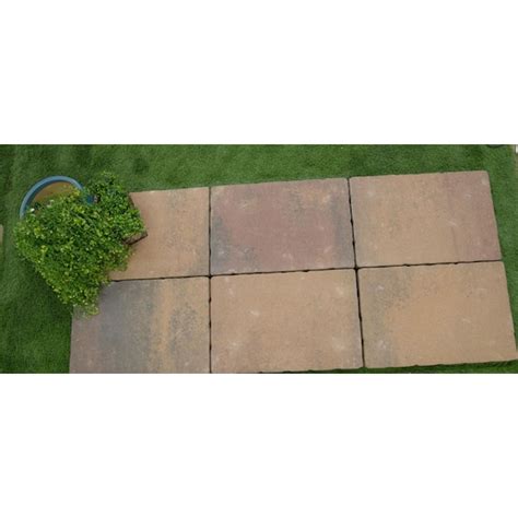 24 In L X 16 In W X 2 In H Rectangle Duncan Concrete Patio Stone In The