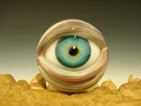 Glass Art Eyeball Marble Lampwork Realistic Human Eye Orb Vgw Kt Glass Art Glass Art