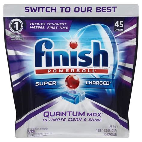 Finish Quantum Finish Quantum Powerball Dishwasher Detergent Finish Quantum Max Gives You
