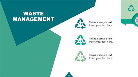 Waste Management Industry PowerPoint Template SlideModel