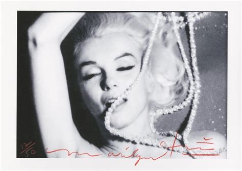 Bert Stern Marilyn Monroe The Last Sitting Pearls Auctionlab