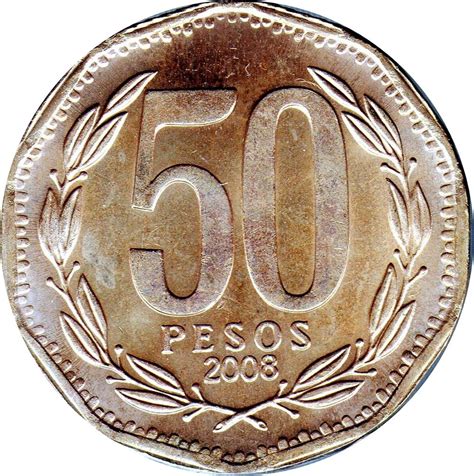 Chile 50 Pesos Foreign Currency