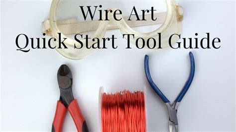 Wire Art For Beginners Quick Start Tool Guide Spiral Crafts Youtube