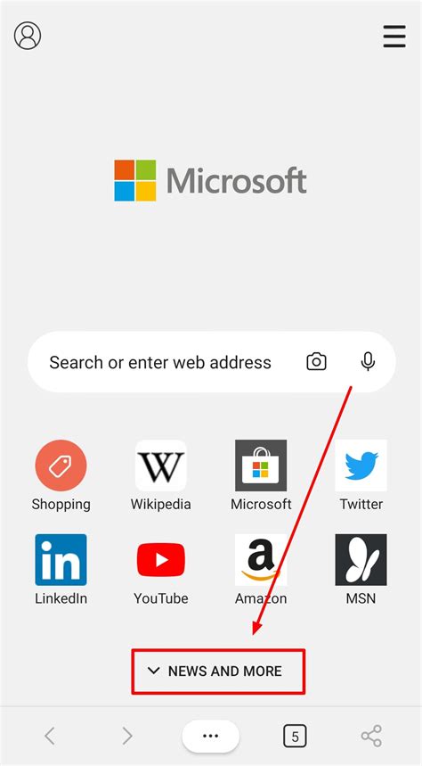 How To Remove News Feed In Microsoft Edge On Android