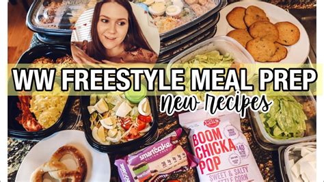 Trying New Recipes Ww Freestyle Meal Prep For Weight Loss My