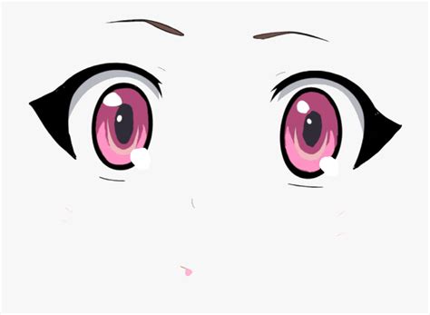 Anime Eyes Animeeyes Pinkeyes Cutesticker Sticker Cute Anime Eyes Png Transparent