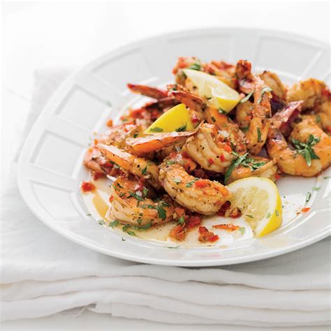 As a diabetic recipe, instead of serving it with a lot of rice, eat a bit of brown rice if your blood sugar can tolerate it, and add lots of vegetables to the plate. Creole Shrimp with Garlic and Lemon Recipe - Tory McPhail ...