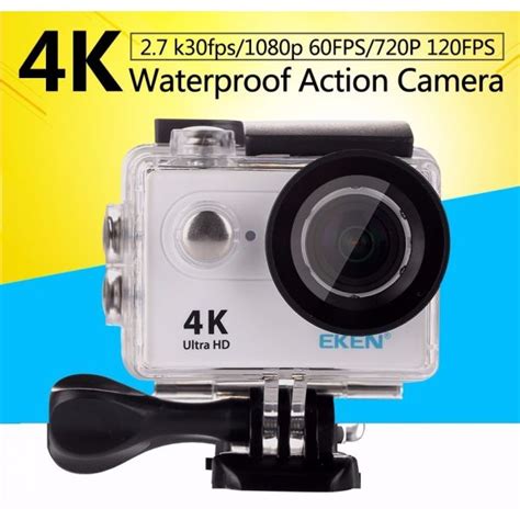 Action Cam Eken Camera H9 Ultra Hd 4k Wifi Silver Kuantokusta