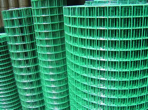 Dark Green Vinyl Coated Galvanized Steel Wire Welded Mesh