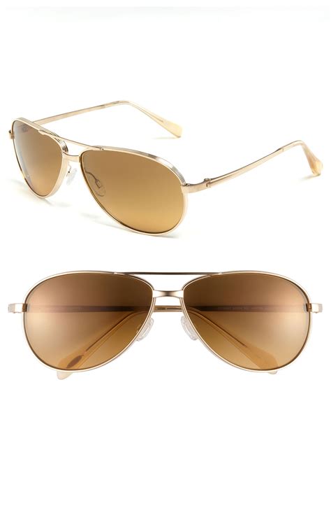 Oliver Peoples Aviator Sunglasses In Gold Brushed Gold Gold Gradient Lyst