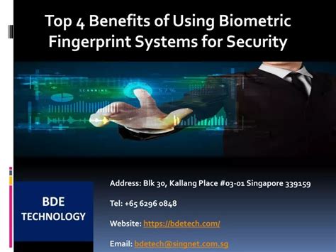 Ppt Top 4 Benefits Of Using Biometric Fingerprint Systems For