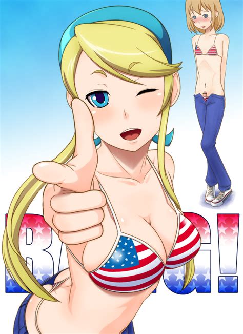 Rule 34 Ma American Flag American Flag Bikini Ass