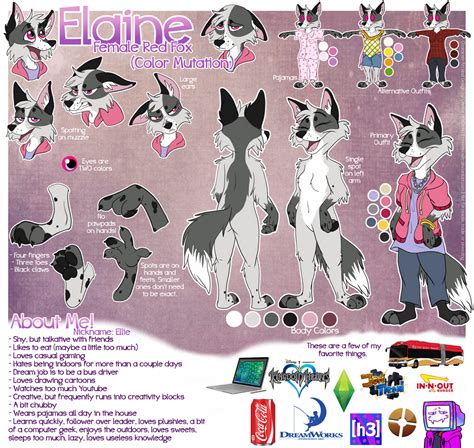 Fursona Reference Elaine By Star Tracer On Deviantart
