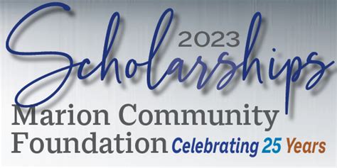 2023 Scholarship Recipients Marion Community Foundation