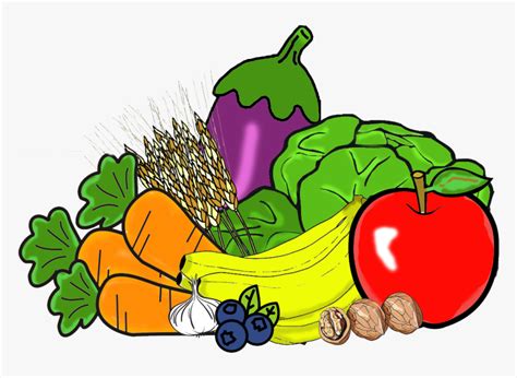 Animated Fruits And Vegetables Clipart