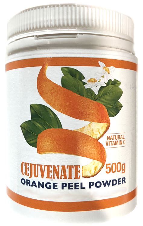 Cejuvenate Natural Vitamin C Bioflavanoids Orange Peel Powder
