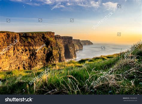 Cliffs Of Moher At Sunset Stock Photo 278338670 Shutterstock