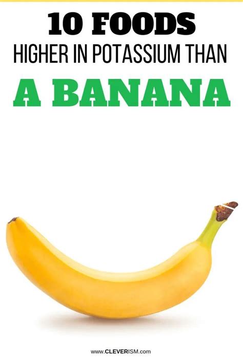 10 Foods Higher In Potassium Than A Banana High Potassium Foods High