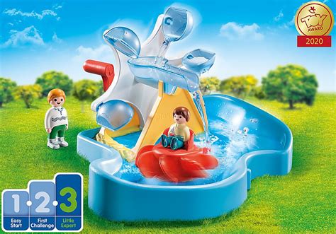 Playmobil 123 Aqua Water Wheel Carousel 70268 Best Educational