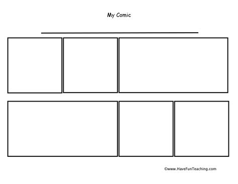 Comic Strip Worksheets Have Fun Teaching