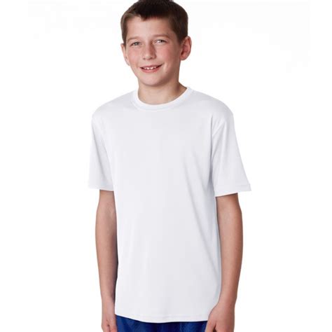 Awd Plain White Kids 100 Polyester T Shirts