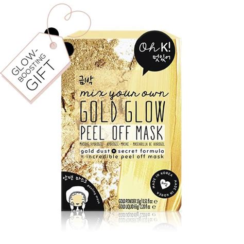 Oh K Mix Your Own Gold Dust Peel Off Mask Skin Care Ts Korean Beauty Skincare Peel Off Mask
