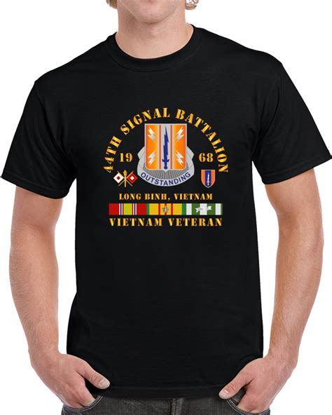 Army 44th Signal Bn 1st Signal Bde W Vn Svc Wo Rank T Shirt