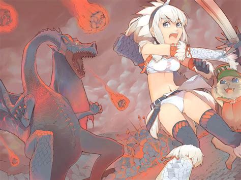 Monster Hunter Felyne Fatalis And Crimson Fatalis Monster Hunter Drawn By Akinbo Hyouka