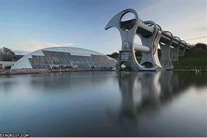 Moving Architecture Falkirk Wheel Buildings Parts Dynamic