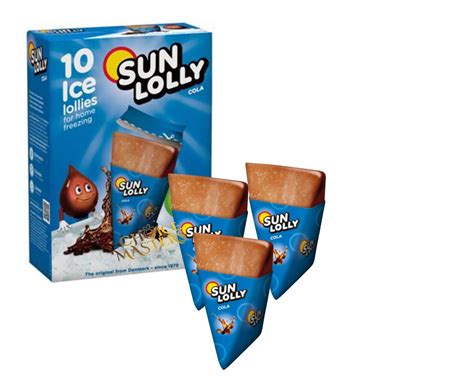 Buy Sun Lolly Cola Ice Pops Cola Ice Lollies Made From Real Fruit