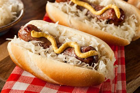 Bratwurst Bun Sausage Hot Dog Stock Photos Pictures And Royalty Free