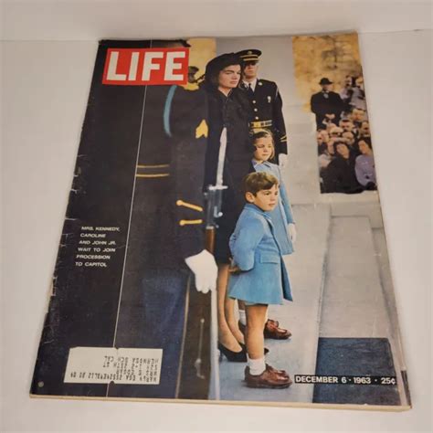 Vintage Life Magazine December 6 1963 Jfk Funeral Issue 1200 Picclick