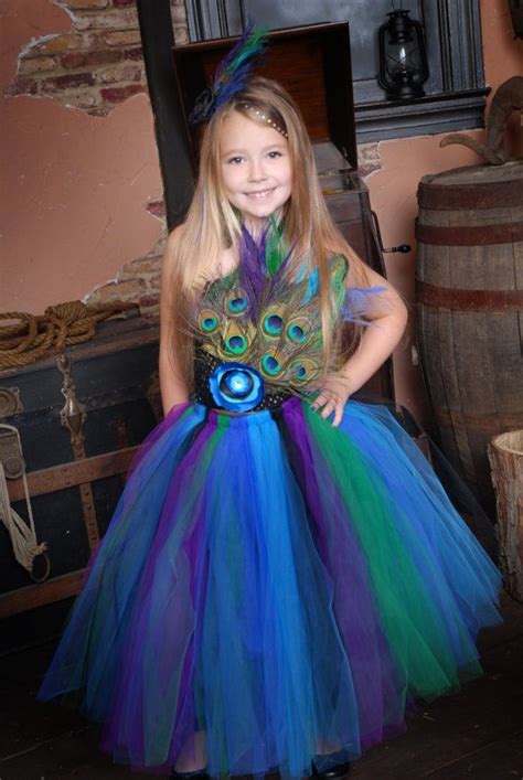 Peacock Princess Tutu Dress Perfect For Pageants Birthday Photo Shoots