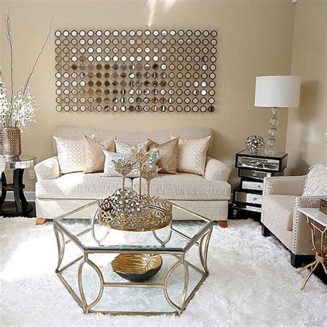 Cozy Living Room Design Ideas 56 Modern Glam Living Room Gold Living