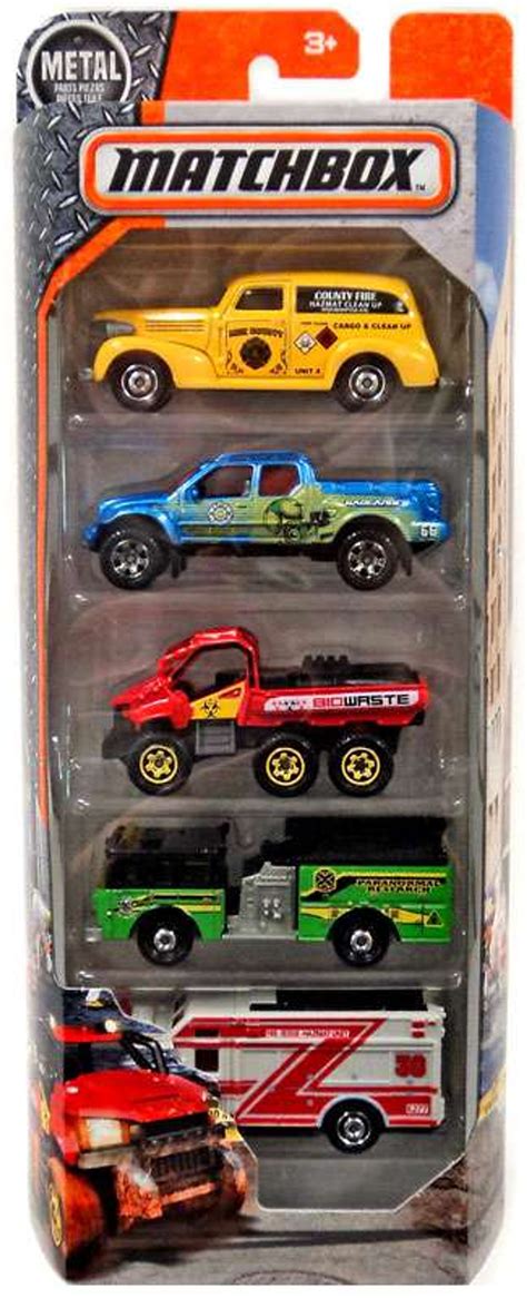 Matchbox Heroic Vehicles Diecast Vehicle 5 Pack City Mattel Toys Toywiz