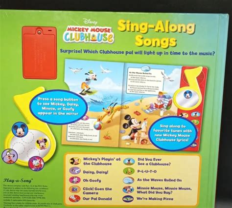 Mickey Mouse Clubhouse Surprise Mirror Sound Book Sing Along Songs