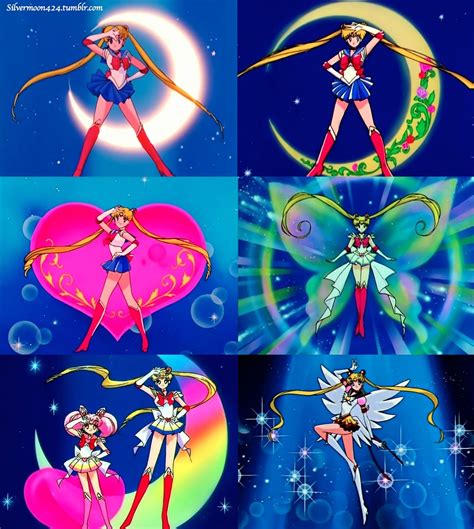 Silver Moon Crystal Power Kiss Sailor Moon Transformation Sailor
